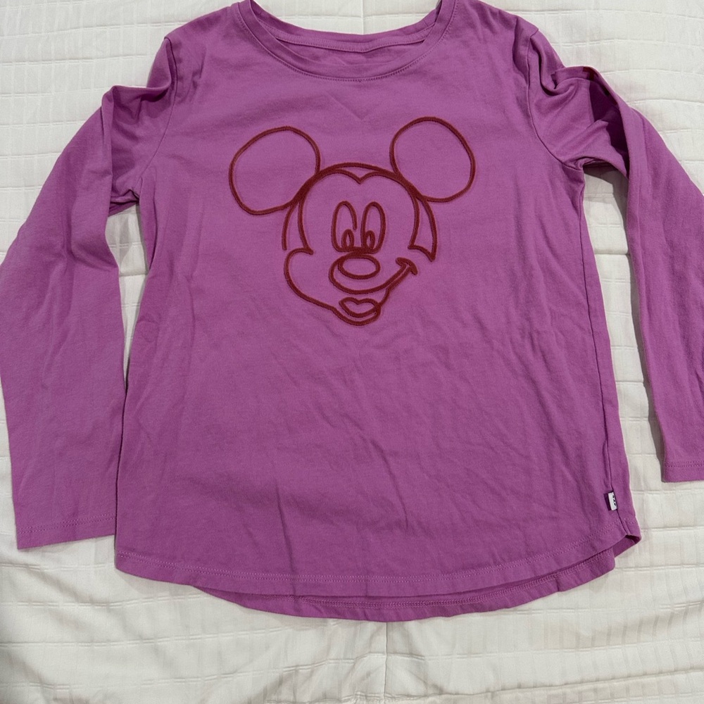 GAP Kids Purple Long Sleeve Tee with Character Design